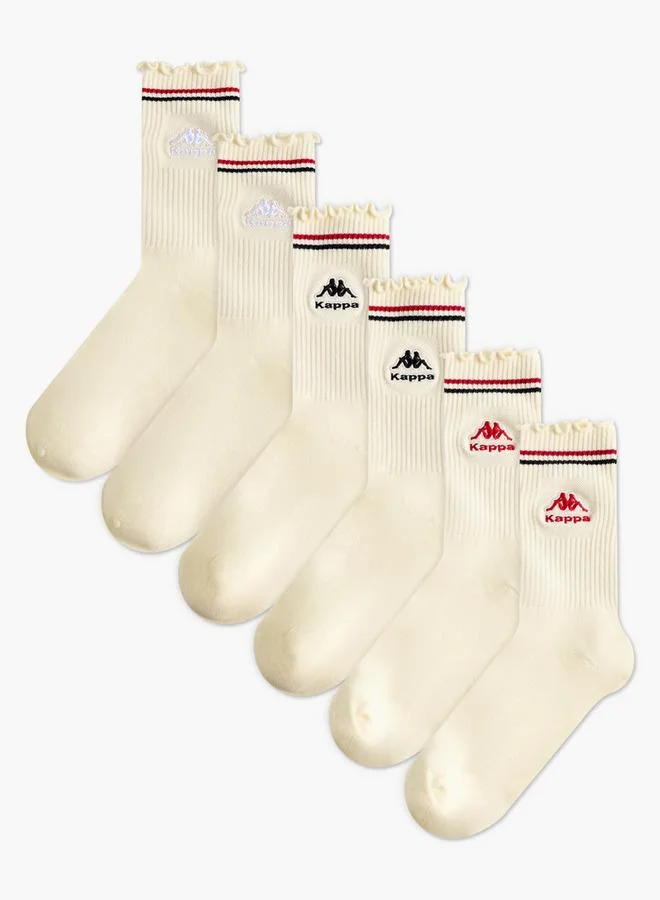 Kappa Pack Of 3 Crew Length Socks